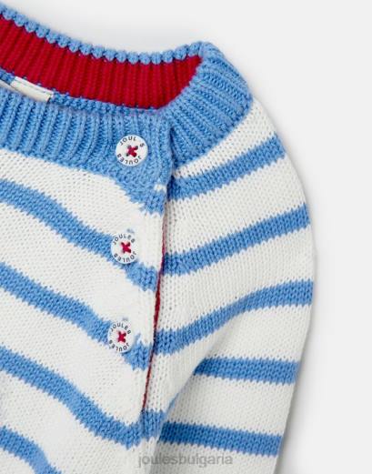 облекло P42D411 зайче райе бебета Joules пуловер winnie intarsia 0-3 години