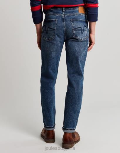 облекло P42D230 деним със средно пране мъже Joules дънковият дънк oakham slim fit с 5 джоба