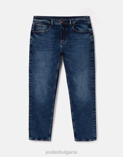 облекло P42D230 деним със средно пране мъже Joules дънковият дънк oakham slim fit с 5 джоба