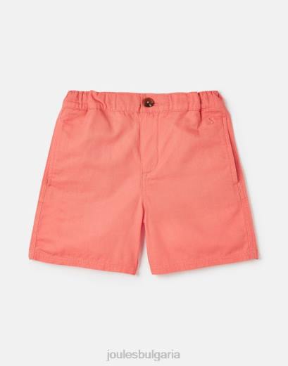 облекло P42D384 мек корал момчета Joules шорти jake 2-12г