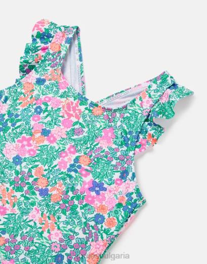 облекло P42D312 мулти дици момичета Joules laurielle tankini 2-12 години