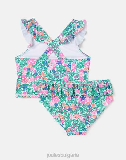 облекло P42D312 мулти дици момичета Joules laurielle tankini 2-12 години