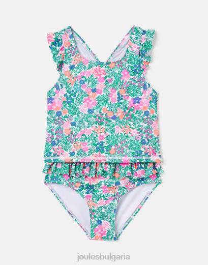 облекло P42D312 мулти дици момичета Joules laurielle tankini 2-12 години