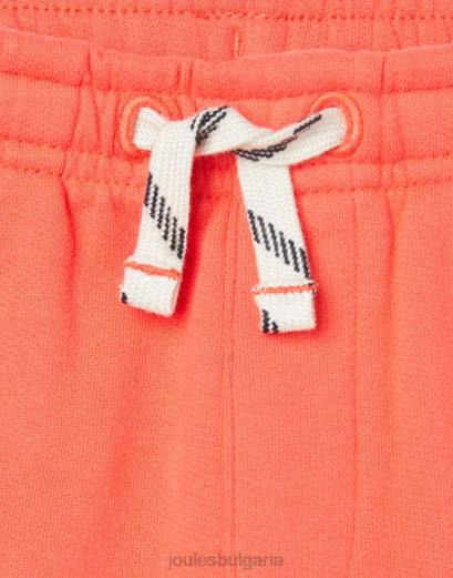 облекло P42D277 корал момичета Joules къси панталони Reilley Jersey 2-12 години