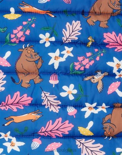 облекло P42D260 син момичета Joules двустранна жилетка gruffalo flip it 1-6 години