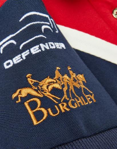 облекло P42D329 тъмно червено момичета Joules поло тениска burghley 2-12 години