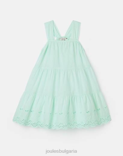 облекло P42D278 бледо синьо момичета Joules midi рокля kiki с много нива 2-12 години